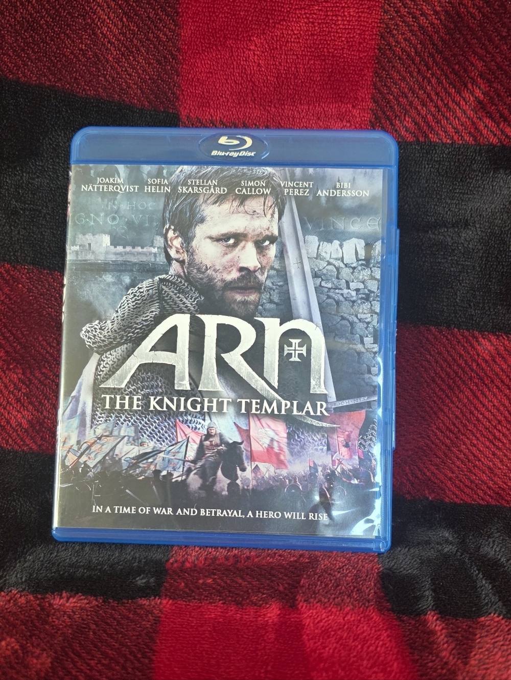 Ari The Knight Templar Blu-ray - Red/Black Case